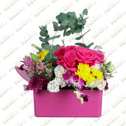 Pinky blossom flower arrangement