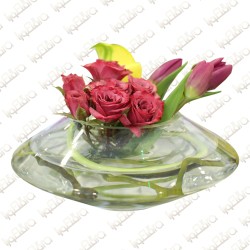 Tulips in a bowl Flower arrangement