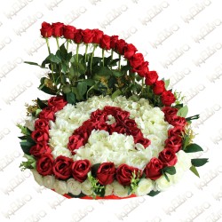 Personal alphabetic melody flower arrangement