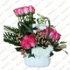 Lavish love basket arrangement