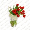 Vibrant Tulips Flower Arrangement