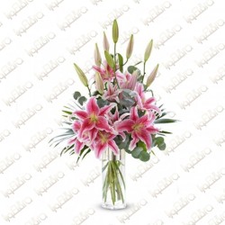 Pinky lily Flower Arrangement