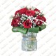 Clear Rosas Arrangement