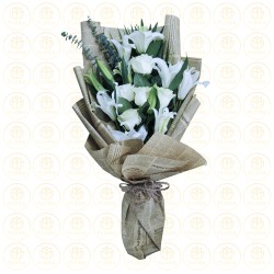 Rustic White Bouquet