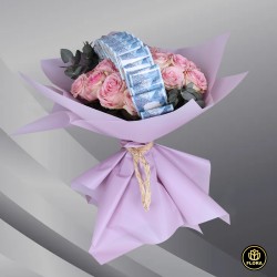 Money Pink Bouquet Arrangement