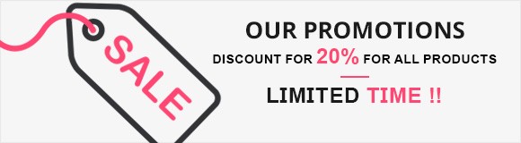 our promotions 20% discount